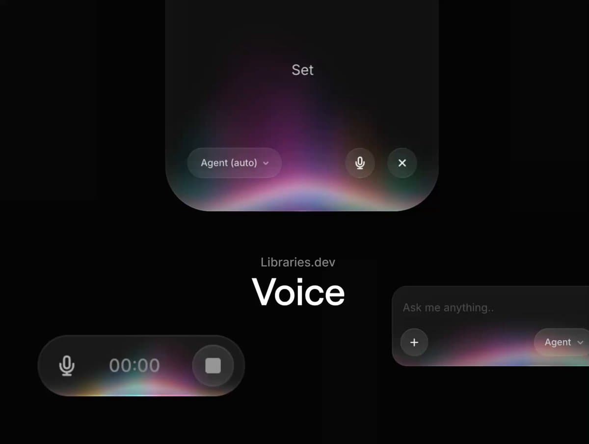 Voice Agent Recording Interface