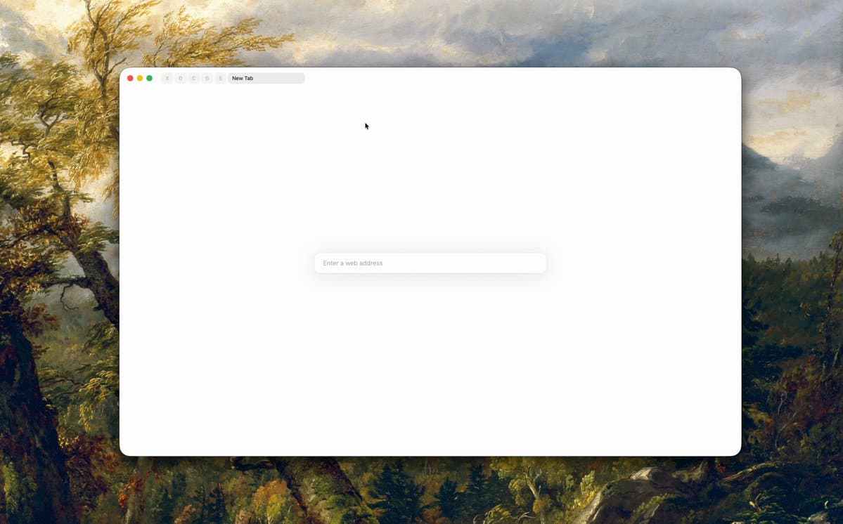 Browser as a Quiet Canvas