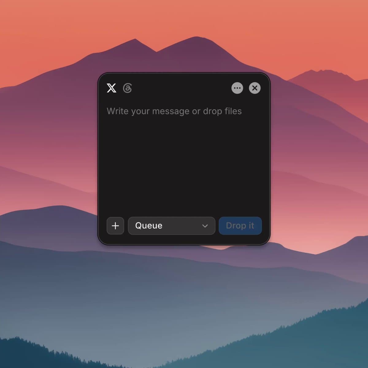Cross-Platform Post Composer Widget