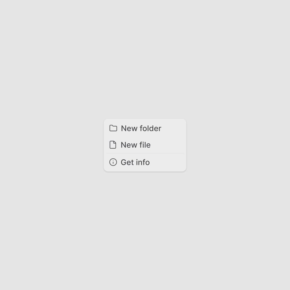 Finder Context Menu