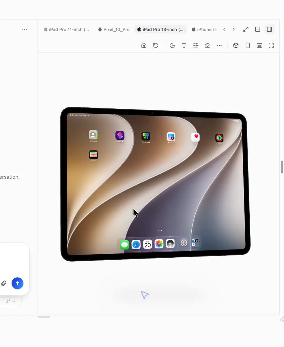 iPad Pro Wallpaper Mockup