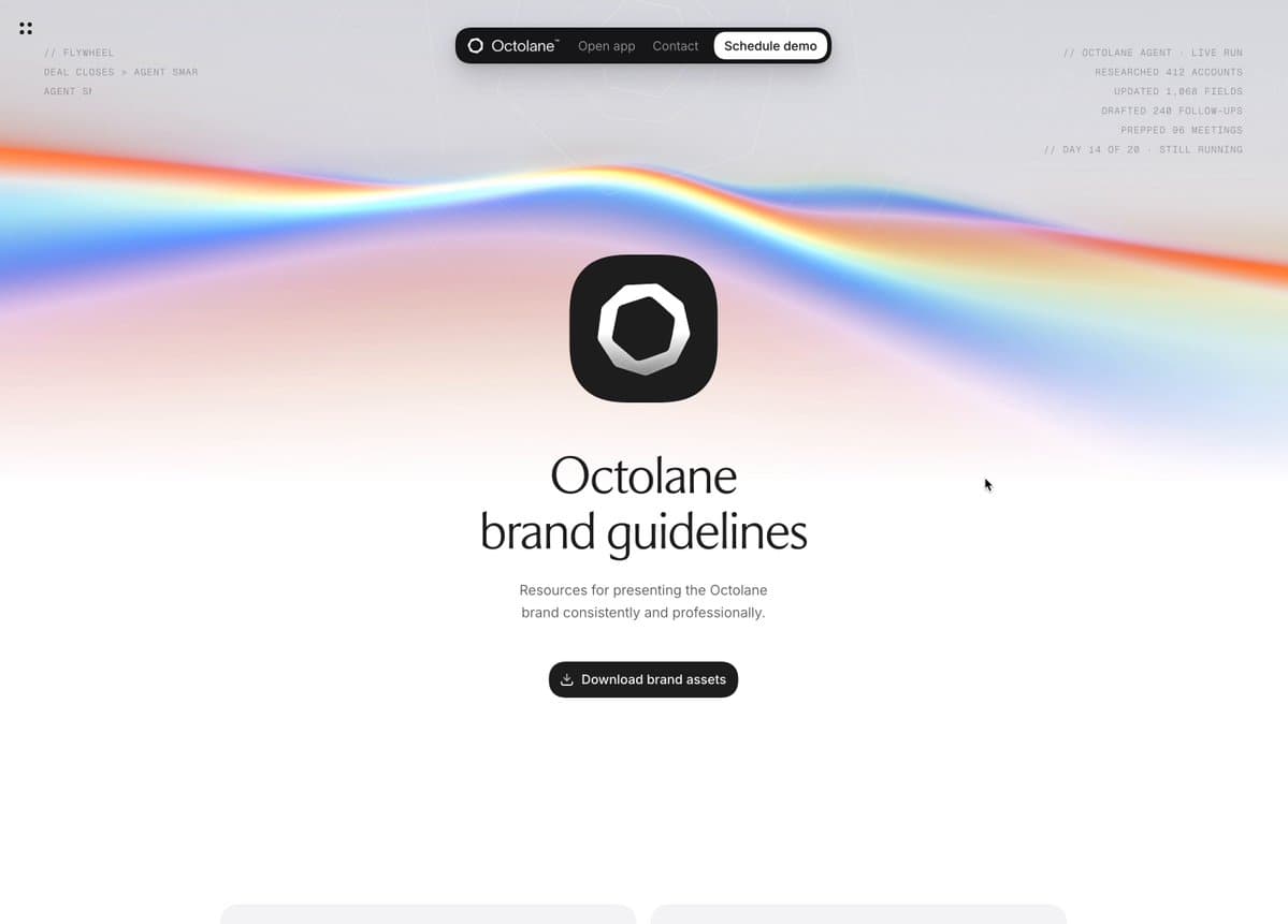 Octolane Brand Guidelines Hero