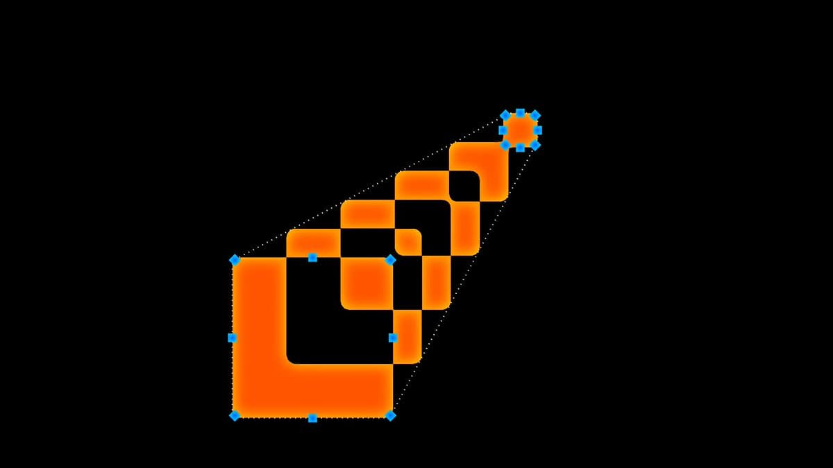 Orange Fractal Square Loop