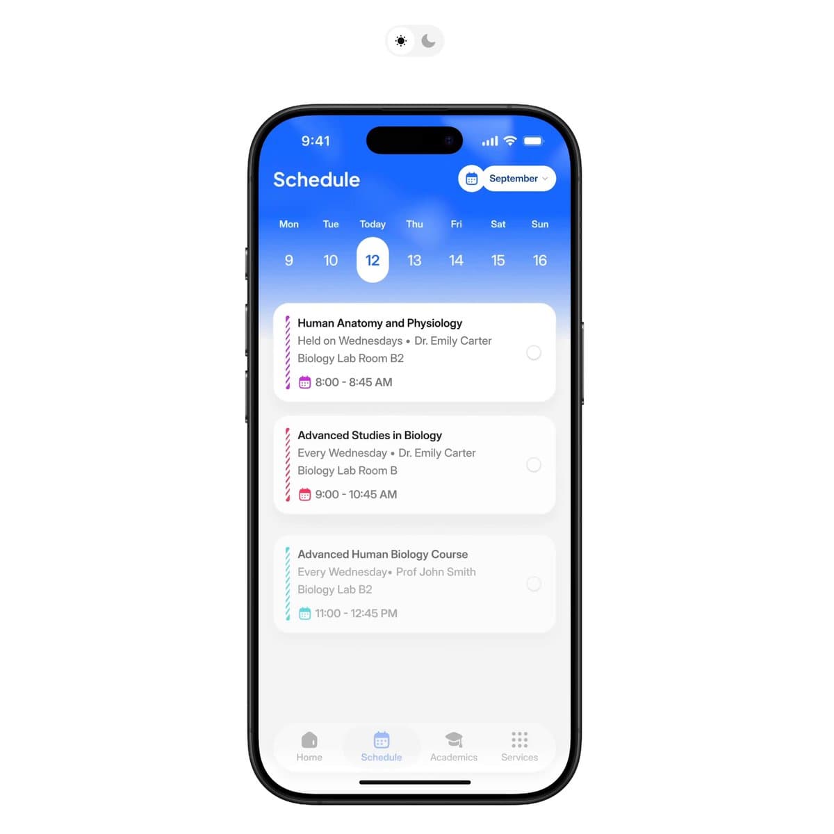 Campus Class Schedule App