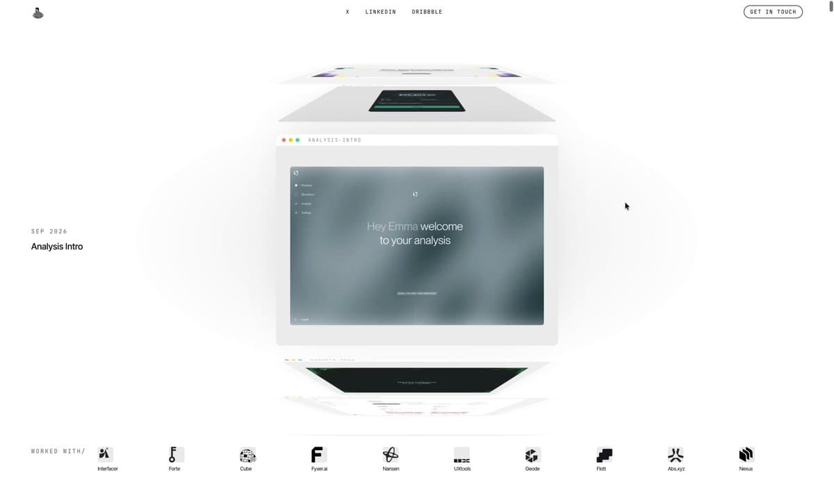Analysis Intro Portfolio Showcase