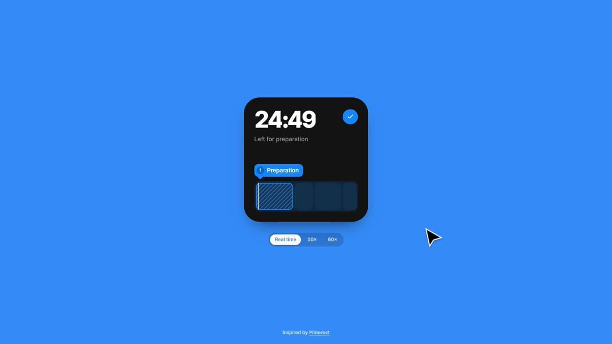 PinUI Widget Motion Study