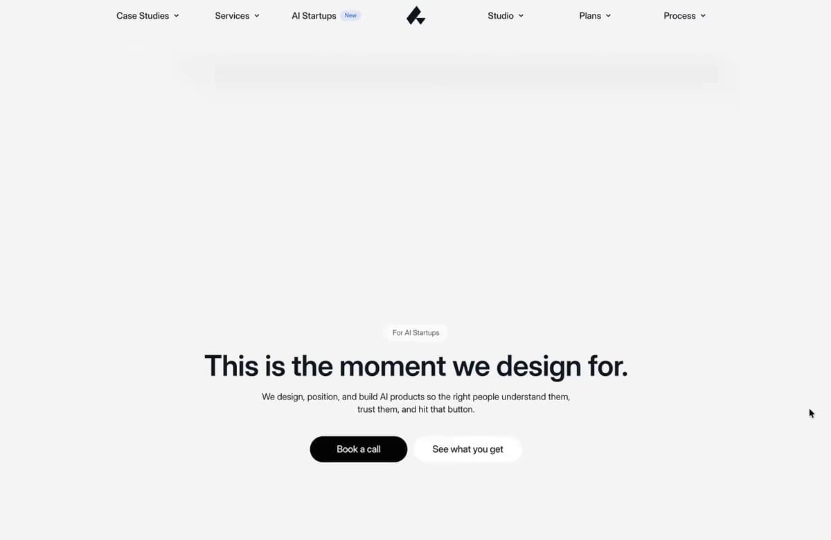 AI Startup Studio Landing
