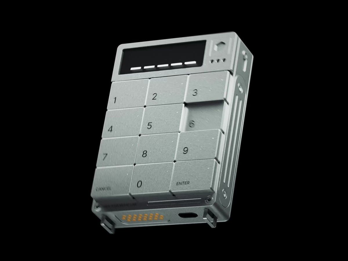 Metallic Security Keypad