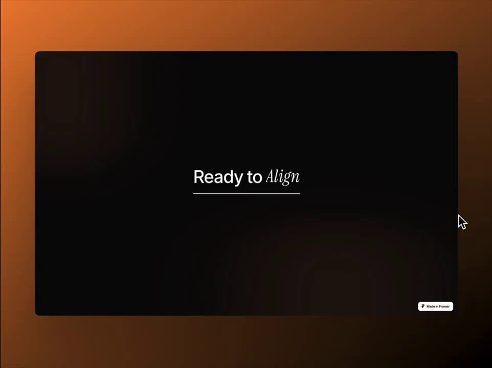 Ready to Align Hero