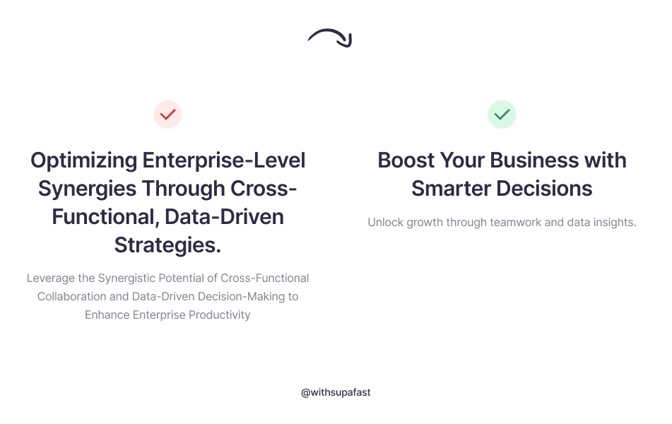 Enterprise Copy Comparison Slide