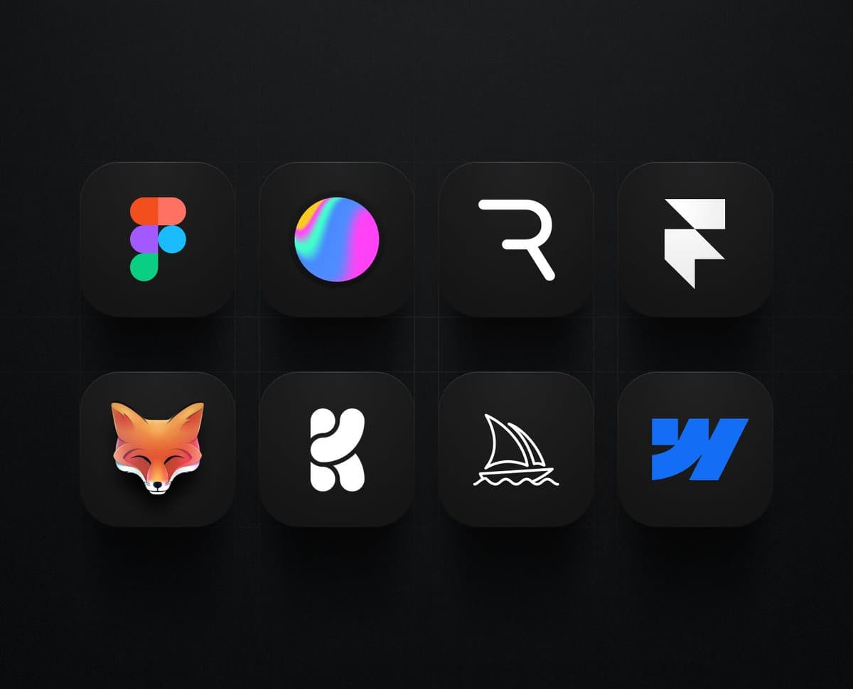 Design Tool Icon Grid