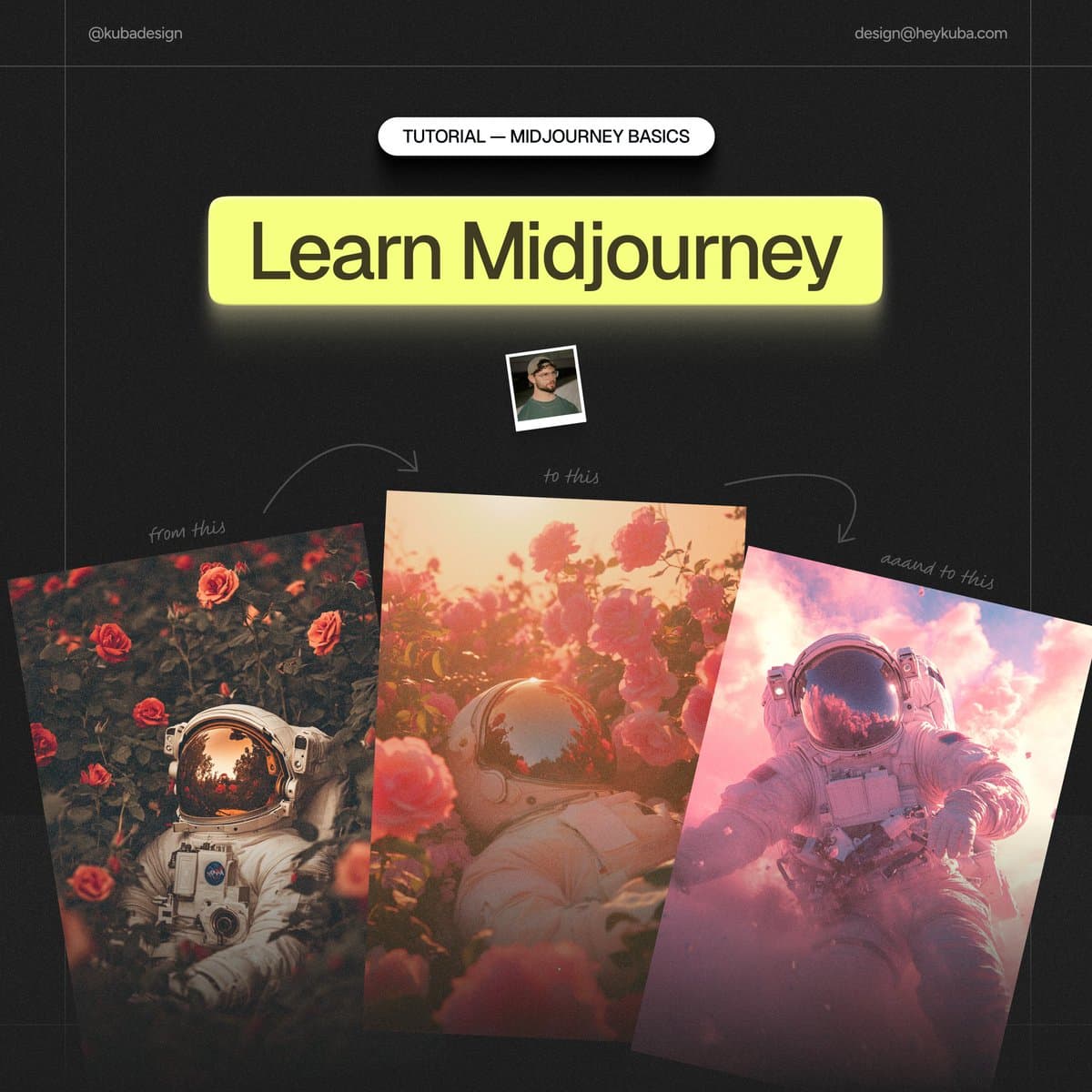 Learn Midjourney Astronaut Tutorial