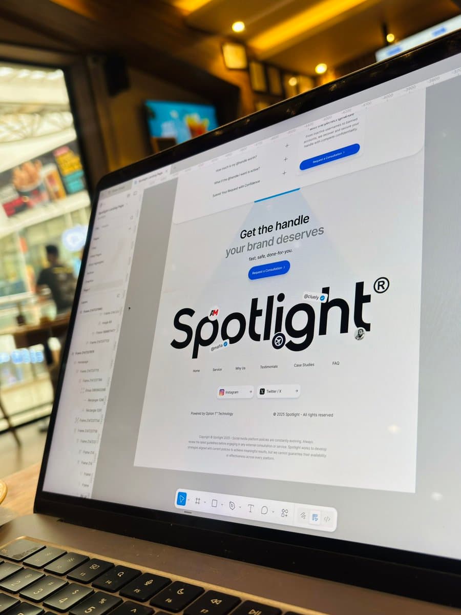 Spotlight Brand Landing Page