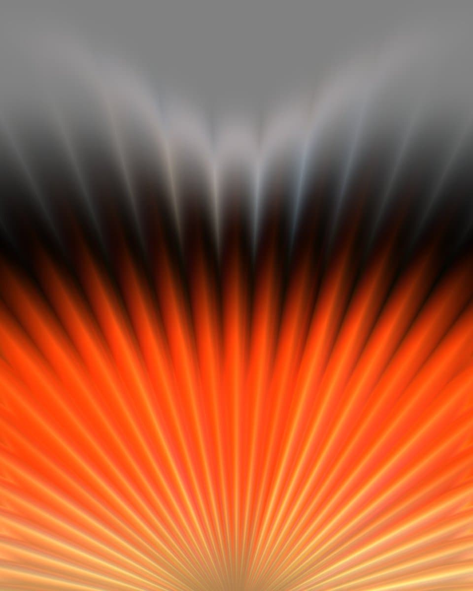 Radiating Sunburst Illustration