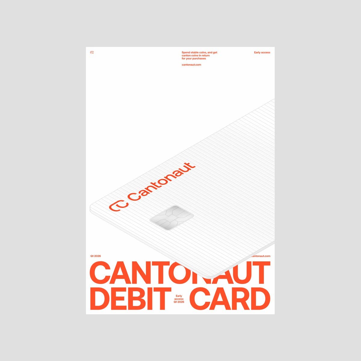 Cantonaut Debit Card Poster