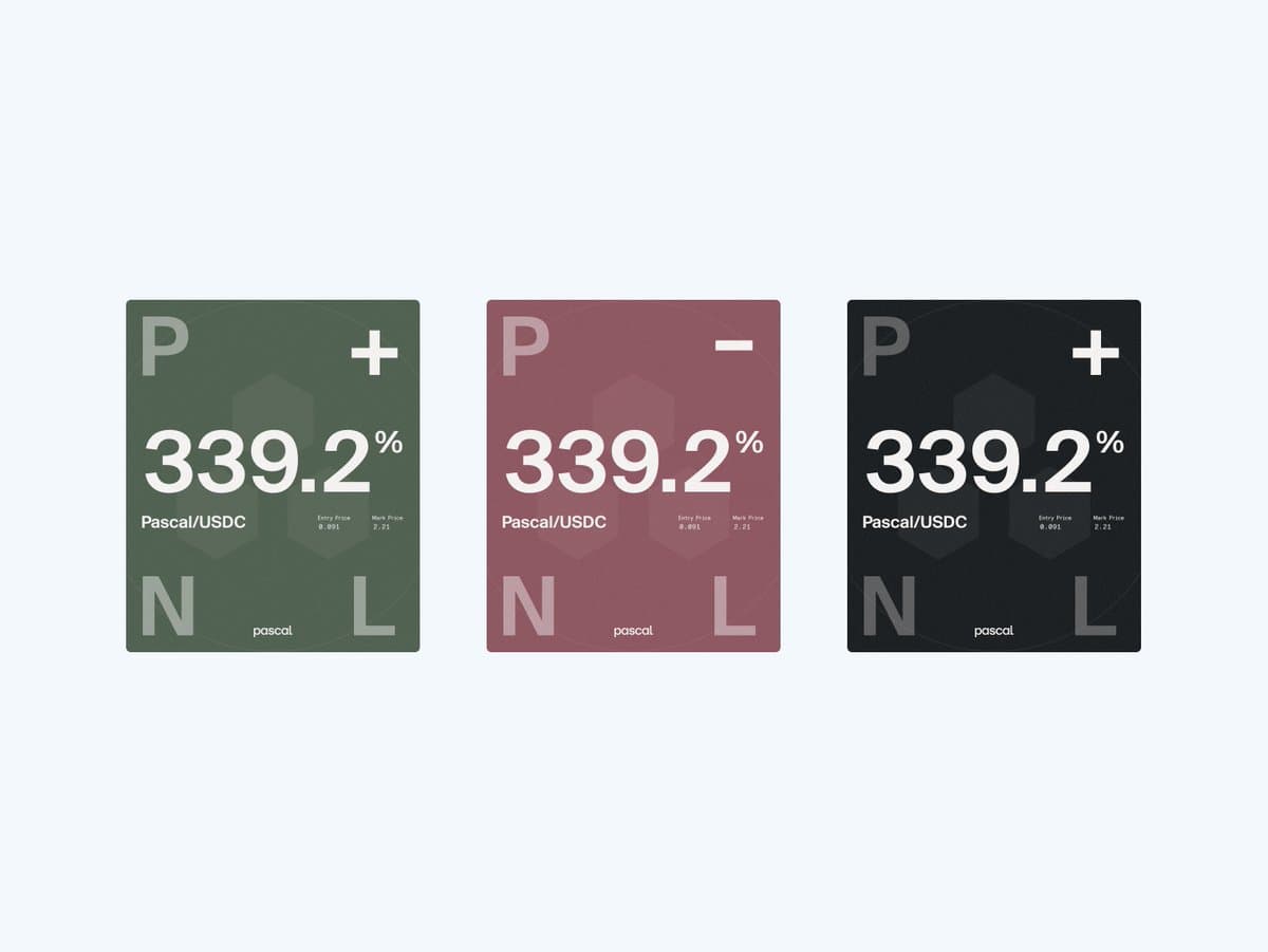 Pascal Trading Rate Cards