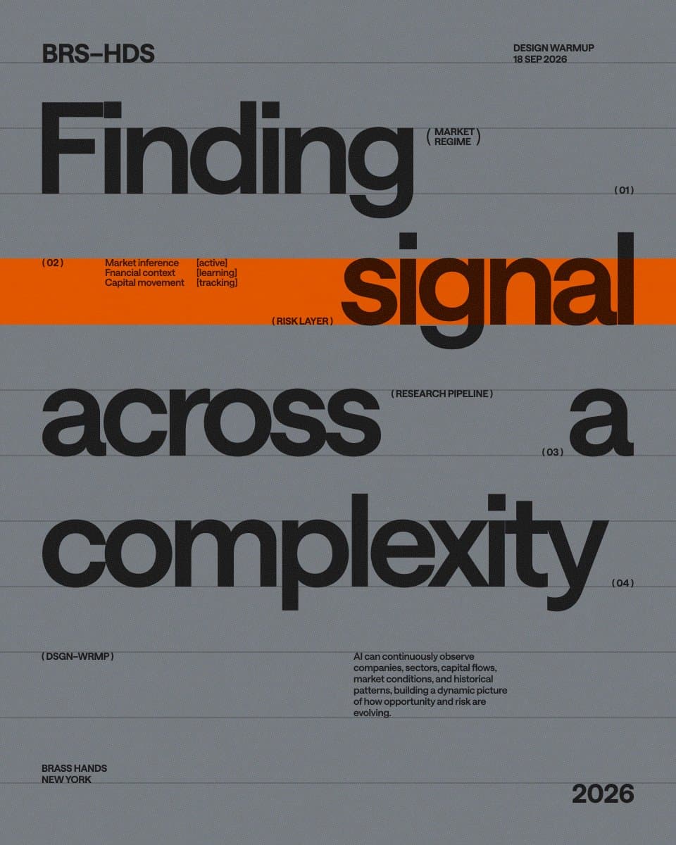 Finding Signal Poster Design
