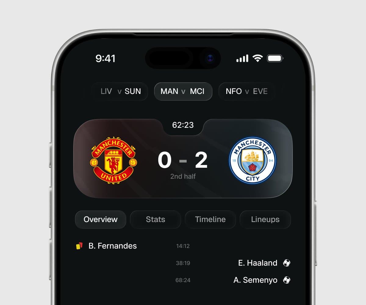 Live Football Score App