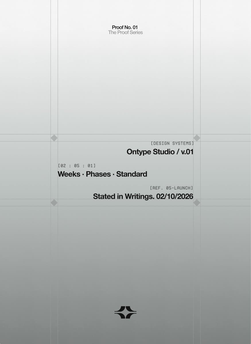 Ontype Studio Proof Poster