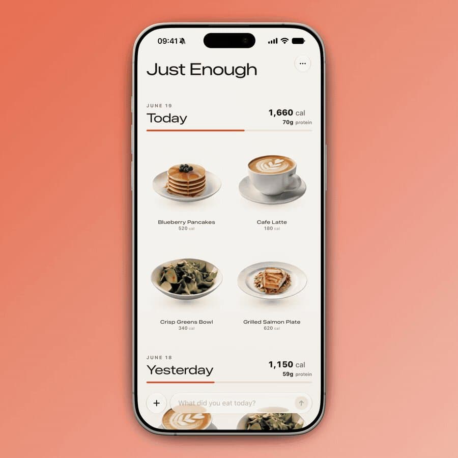 Just Enough Calorie Tracker