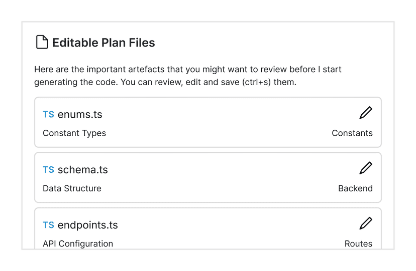 Specialized plan for large frontend tasks