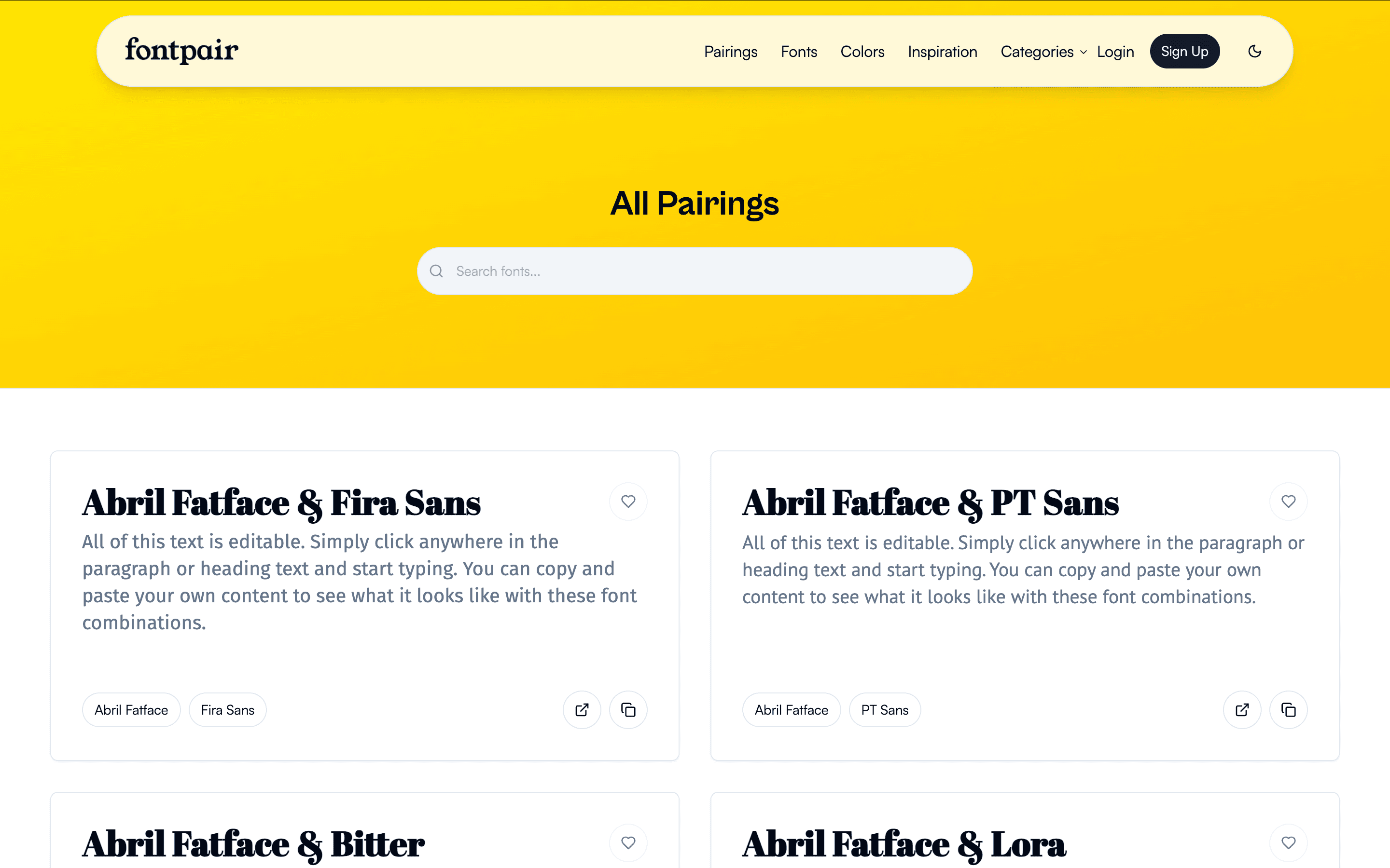 Fontpair