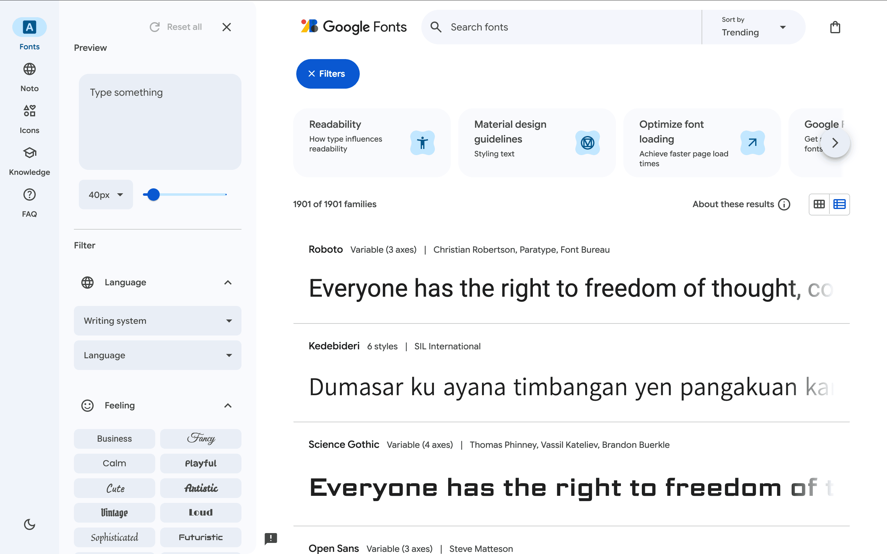 Google Fonts