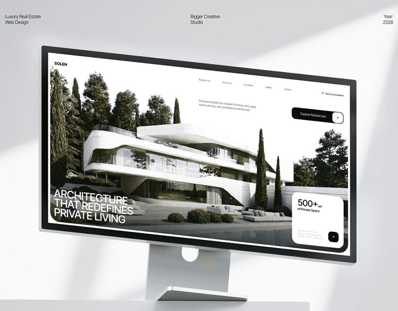 Luxury Real Estate Website Design — Solen