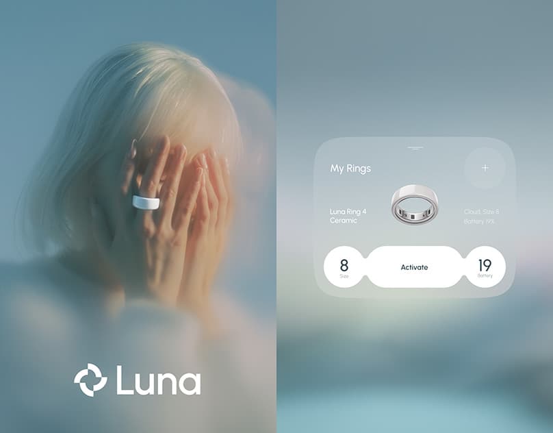 Luna Smart-Ring Wellness App