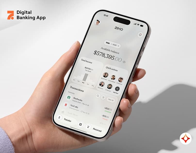 ZIXO | Banking, Reimagined | Fintech UI/...
