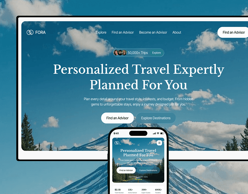 Luxury Travel Website Design | UI/UX Cas...