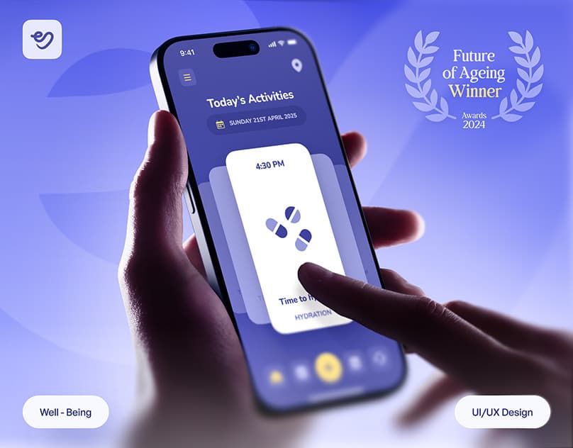 UI/UX for Wellness Aging Care Mood & Med...