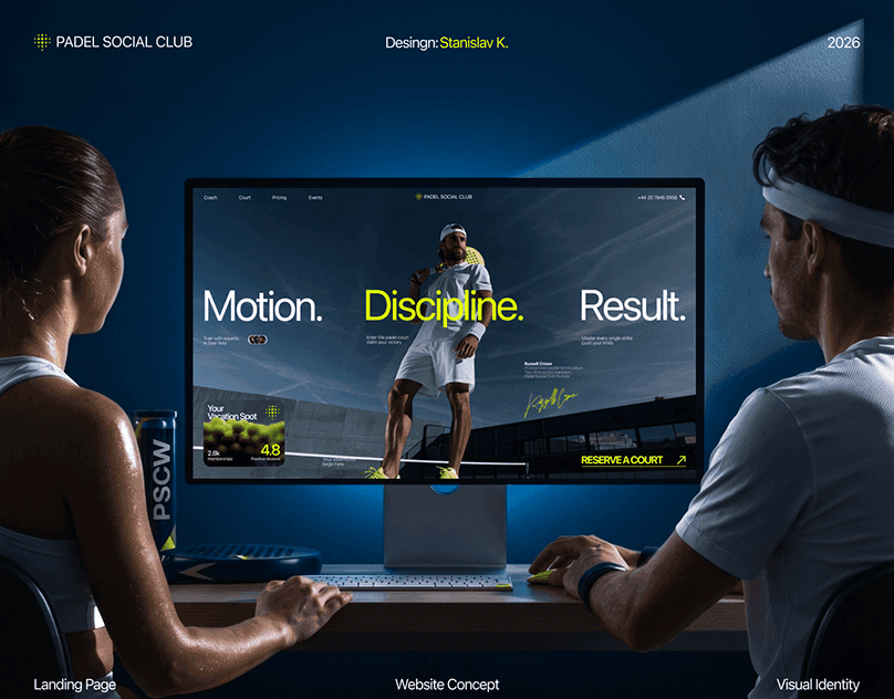 Padel Social Club - Padel Website Design...