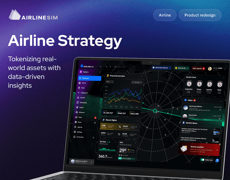 AirlineSim Operations Dashboard
