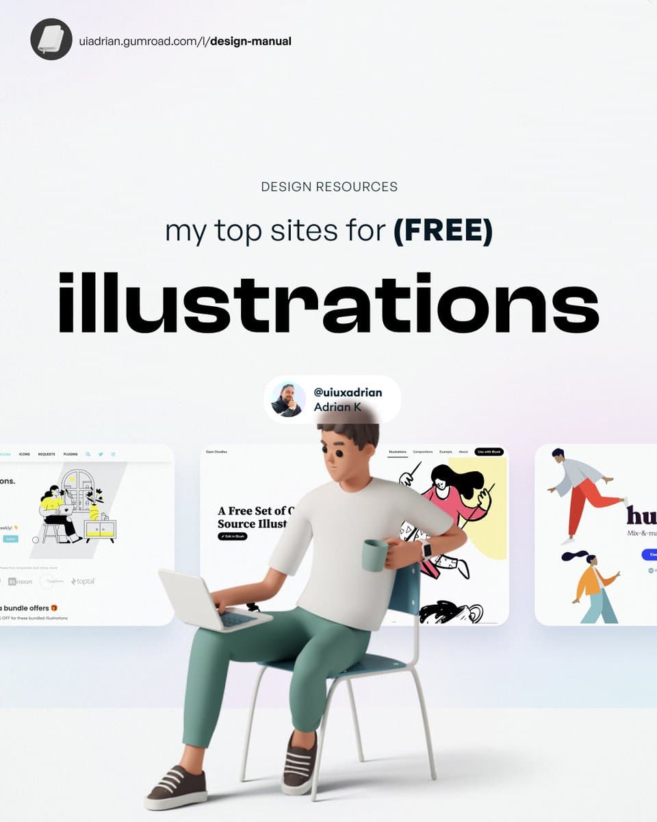 Free Illustrations Resource Slide