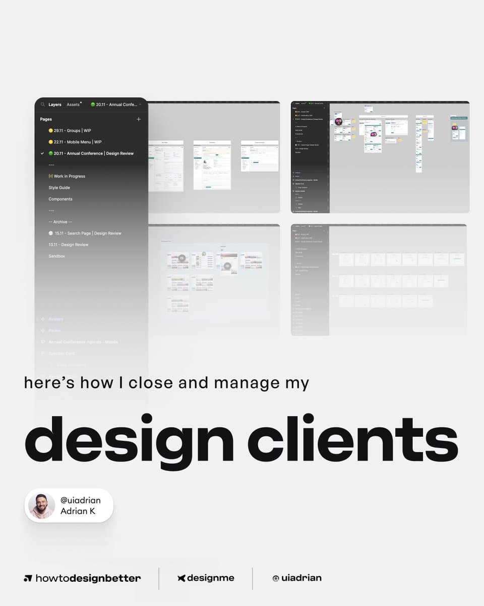 Design Client Management Slide