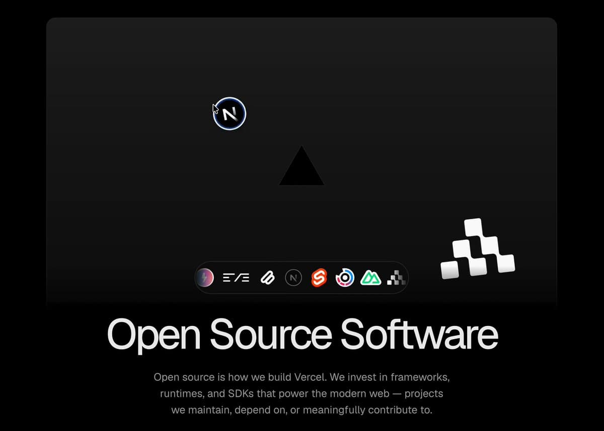 Vercel Open Source Showcase