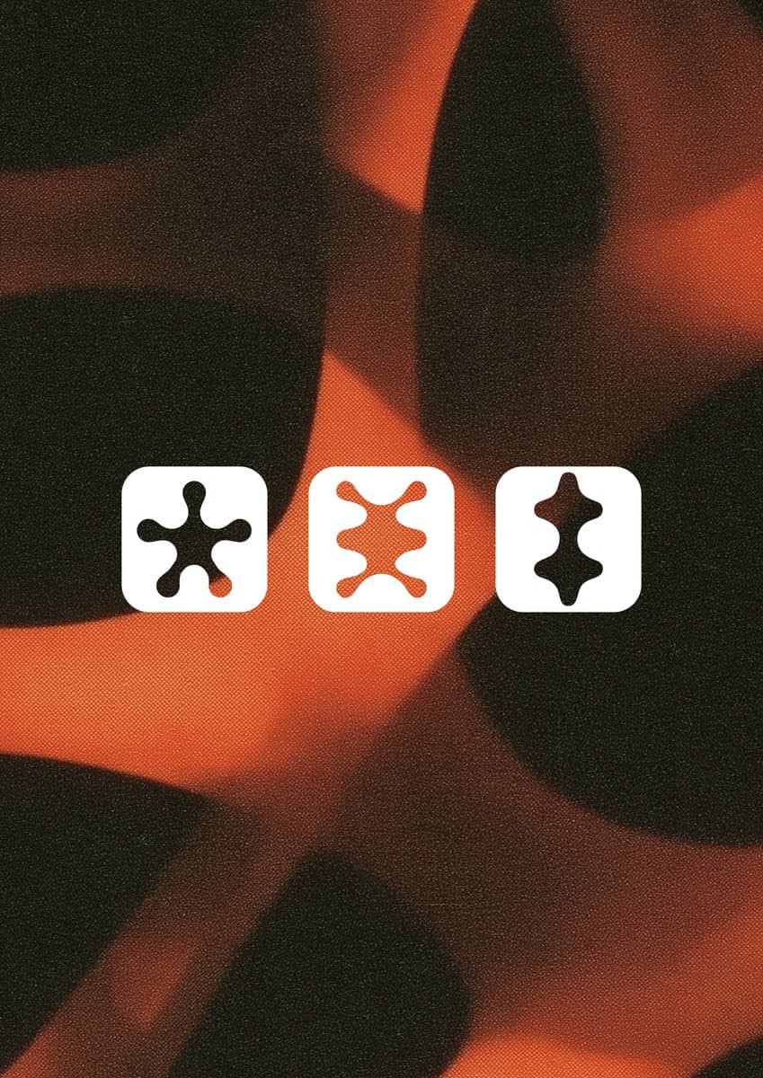 Organic Icon Tile Trio