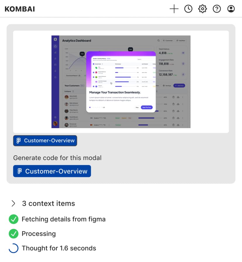 Powerful UX interpretation engine