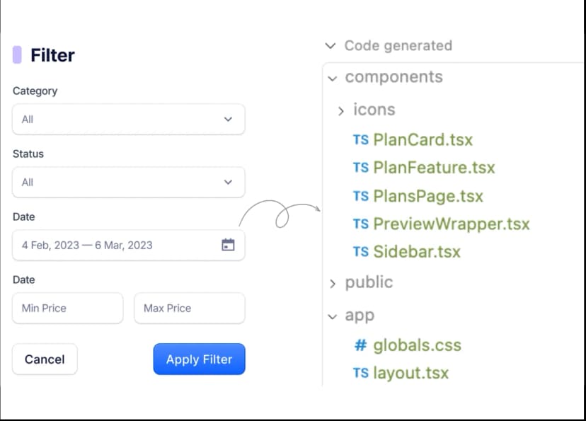 Get high-fidelity code from Figmas
