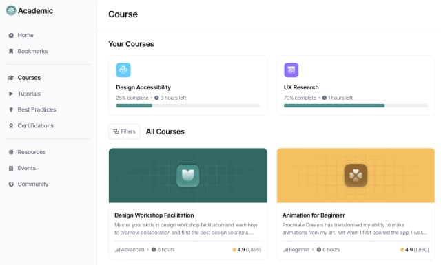 Screenshot of Create an EdTech Portal Page