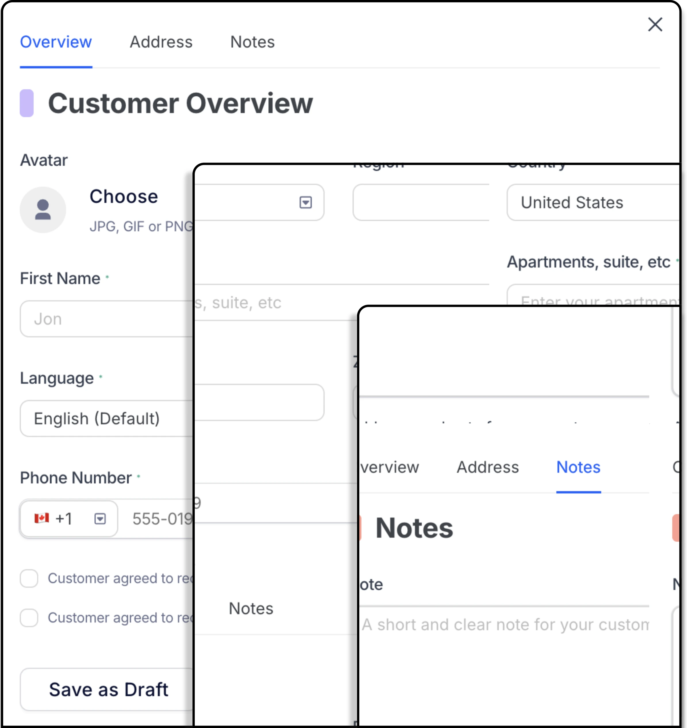 Screenshot preview