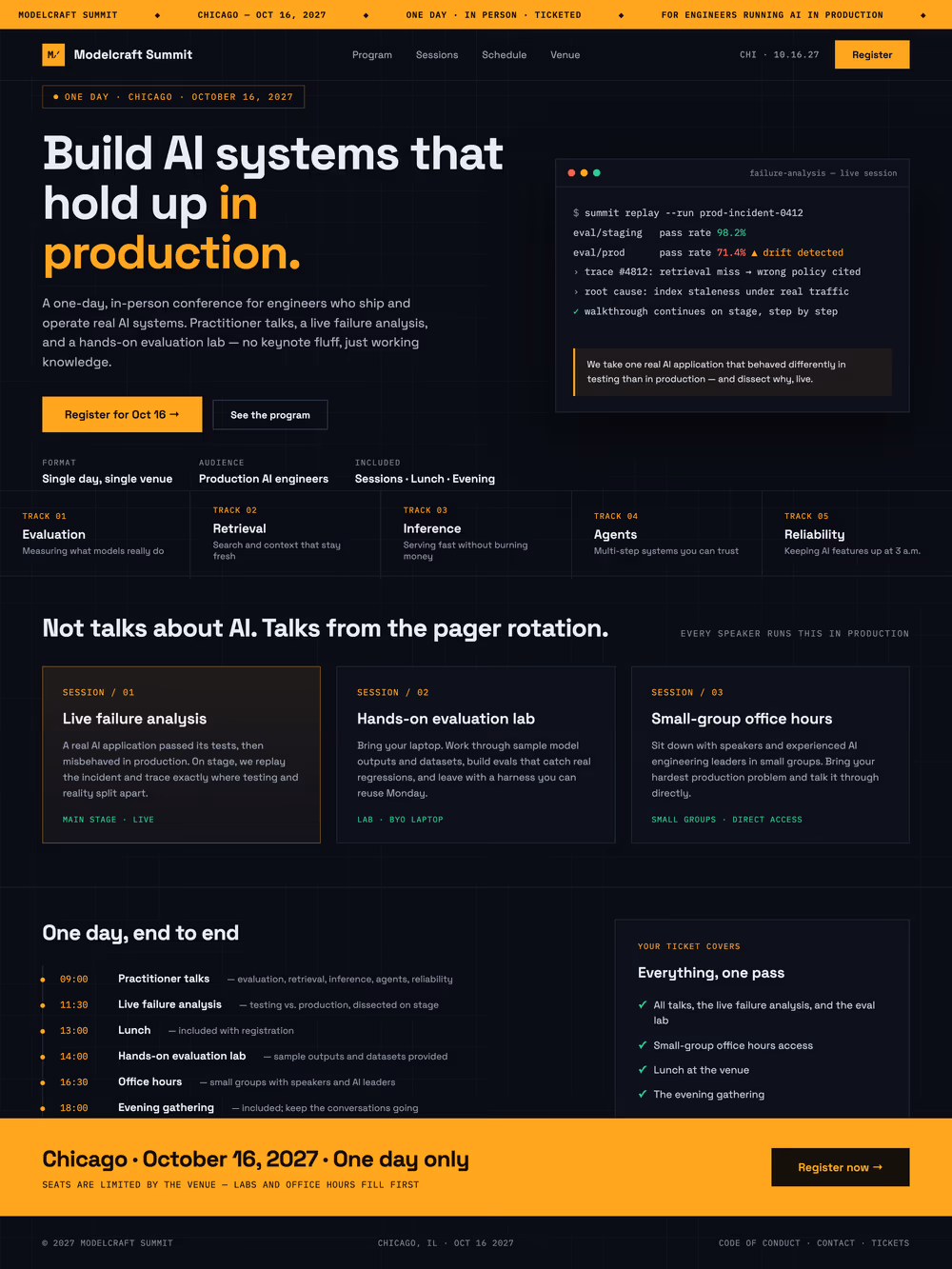 Conference Registration, built using Fable 5, pass 2 of 3