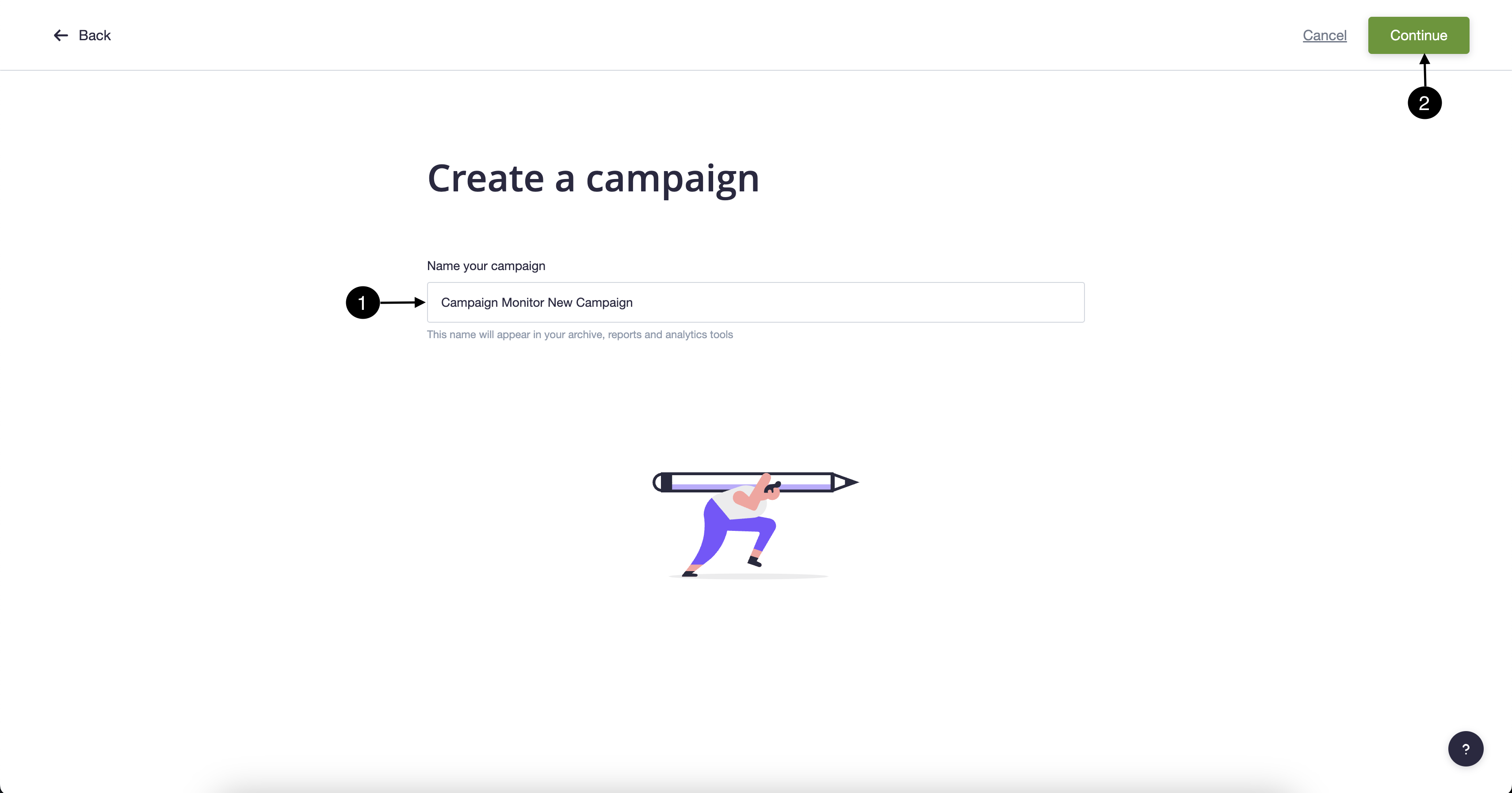 Campaign Monitor screenshot
