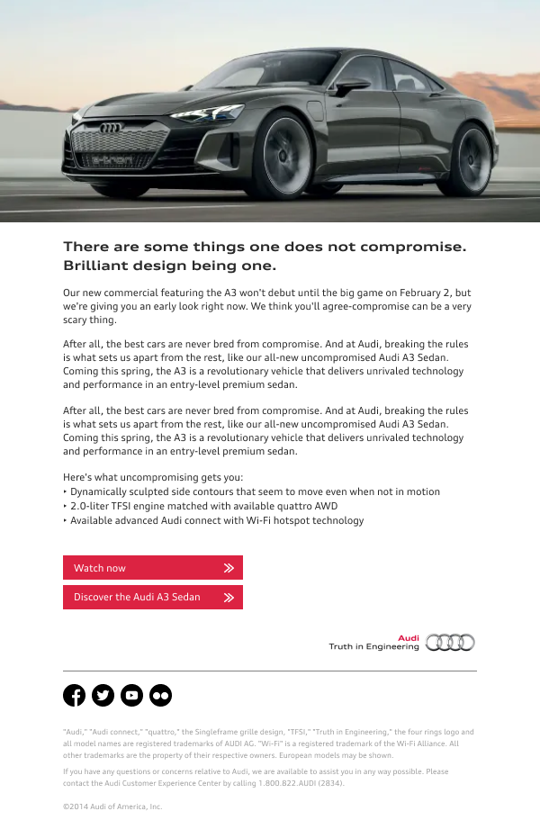 Ecommerce-Audi A3 Introduction