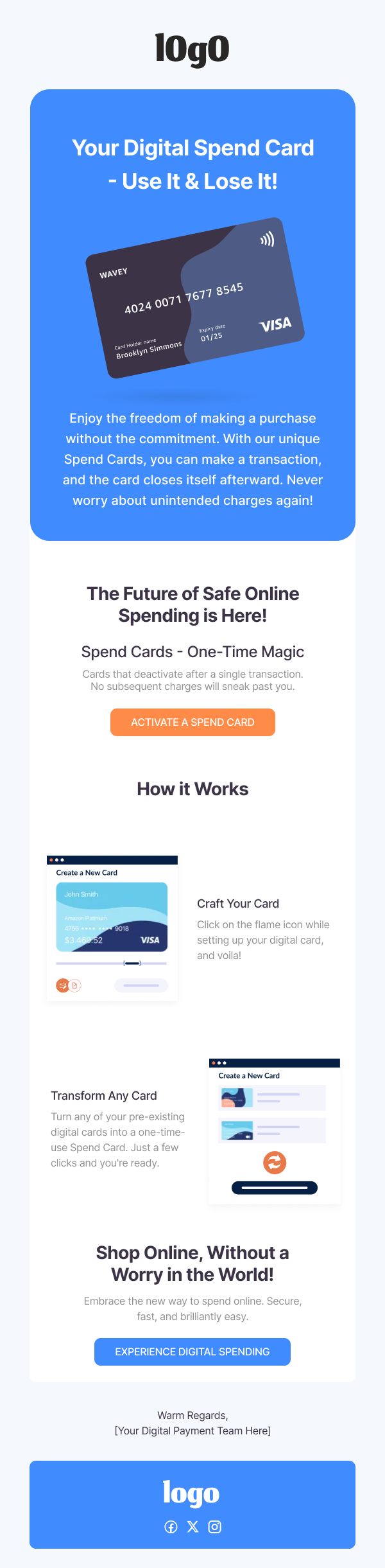 Finance Digital Spend Card