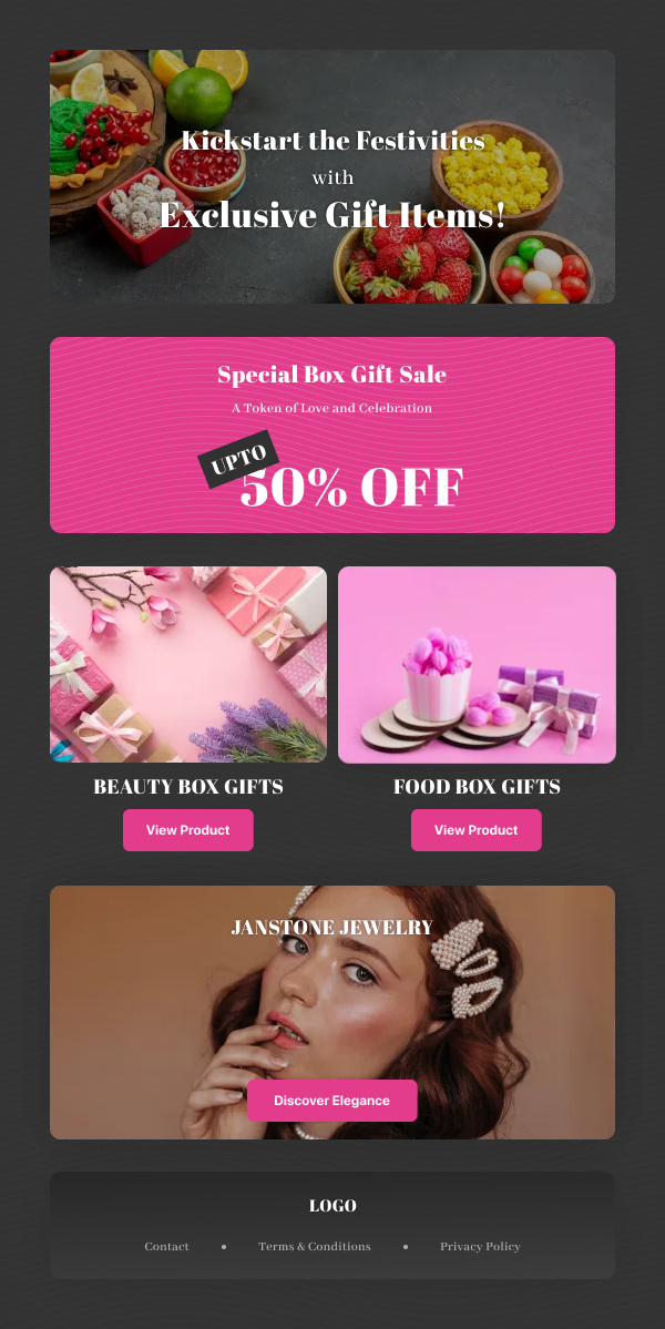 Restaurant-Special Box Gift Sale