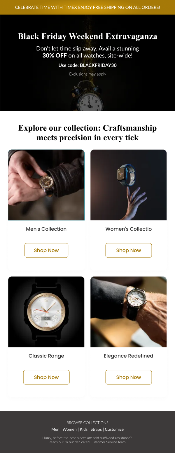 Ecommerce-Discount On Watches