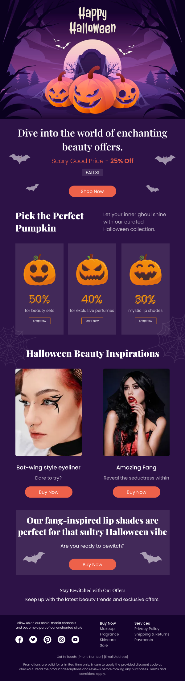 Beauty-Halloween Makeup Offers