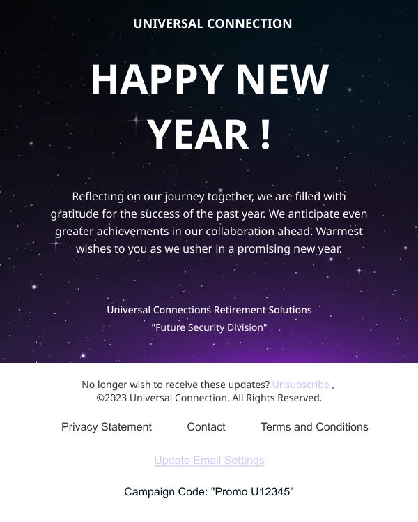 SaaS-New Year Wishes